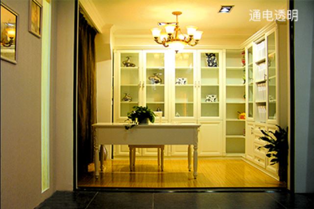 Smart switchable glass application scenario for wardrobe, bookcase, cabinet Smart switchable glass application scenario for wardrobe, bookcase, cabinet