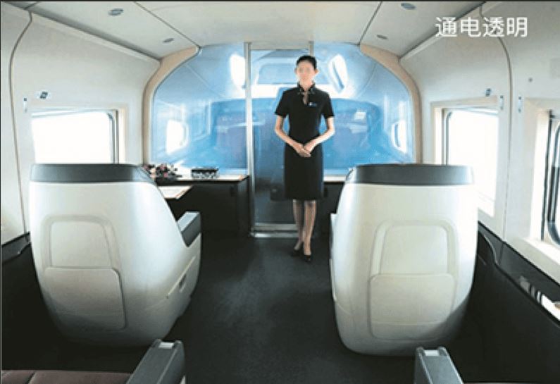 Smart switchable glass application scenario -high-speed rail, aviation, subway