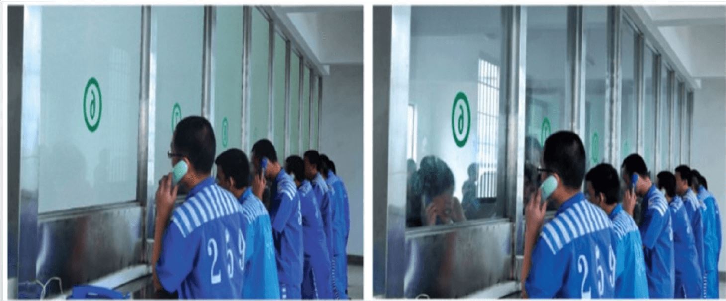 Smart switchable glass application scenario - prison Smart switchable glass application scenario - prison